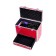 Sex Machine suitcase Diva Wiggler, 2 nozzles, metal, pink color, 17 cm