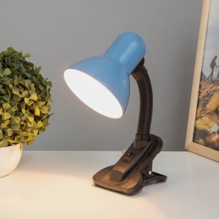 Table lamp E27, with off. On the clamp (220V) blue (108V) Risalux-8