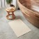 Terry mat "Ethel" Organic Beige 50x70 cm, 100% HL, 550g/m2