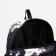 Young backpack from textiles with a zipper, 4 pockets, black/white color