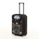 Small Small suitcase 20 "with a bag, a lightning department, with an extension, the color is black