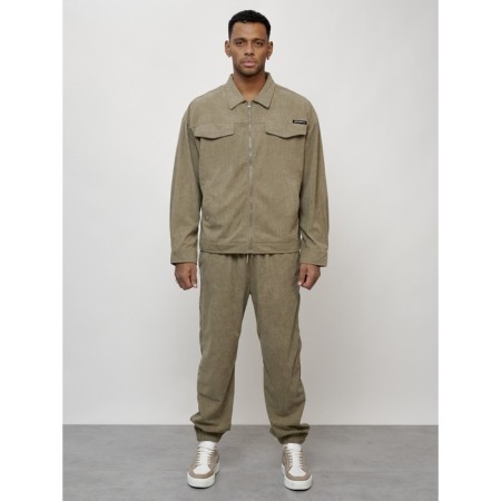 Male tracksuit, size 50, khaki color