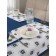 Kitchen Blue: tablecloth 110x140 cm, stands 35x45 cm - 4 pcs
