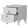 Bedside table “Rosalia No. 13”, 412 × 445 × 492 mm, white larch color