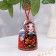 Matryoshka bell is medium, Khokhloma, 7 cm