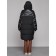 Coat insulated winter female, size 44, black color
