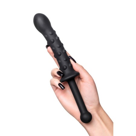 Fallomitator Bilateral Toyfa PopoPo Pleasure, silicone, black color, 24.5 cm-6