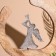 Interior souvenir in the wooden ring "Angel" 33x8x34 cm
