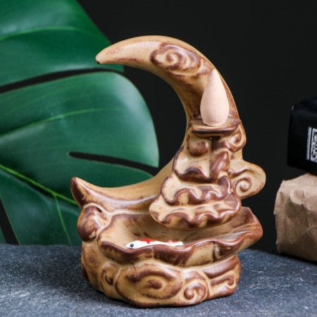 Set of incense on the stand "crescent" Pesopochny, 10x8x12cm-1