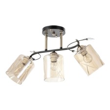 Artemis chandelier 3he27 40W black and gold 52x20x27 cm