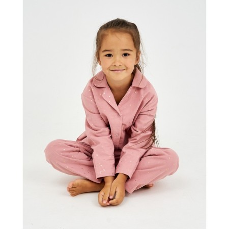 Пижама детская для девочки KAFTAN "Звездочки", р. 98-104, розовый-2