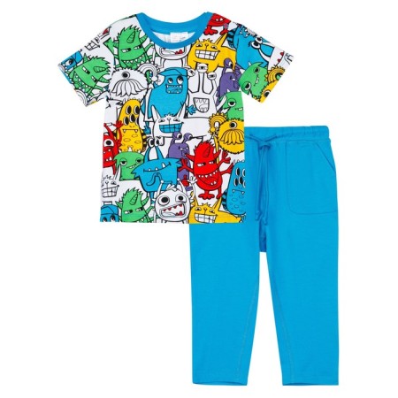 Set for a boy PlayTude: T -shirt and trousers, height 80 cm-3