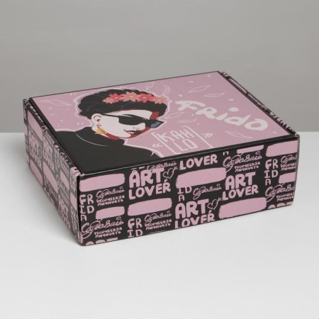 Gift folding box, packaging, Frida, 27 x 21 x 9 cm-3