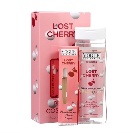 Gift set women Lost Cherry: shower gel, 250 ml + perfumery water, 33 ml