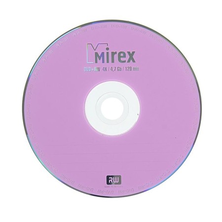 DVD+RW Mirex, 4x, 4.7 GB, Cake Box, 10 pcs-1
