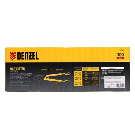 Denzel Boltorez 78531, CRMO, up to 4.8-7 mm, 56-60 HRC, 2K handles, 300 mm-4