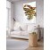 Decorative panel with photo printing "Lizard with mosaic", vertical, size 100x150 cm