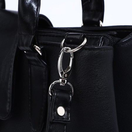 Olivi-tout bag on lightning, black color-4