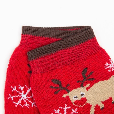 Women's socks, red color, size 25-2
