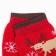 Women's socks, red color, size 25