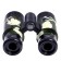 Binoculars have a collapsible “partisan”, with a compass, the color of a mix, in a package