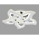 LED LED LED AMBRELLA LIGHT, ICE, FA1723, 5XLED, 105 W, 7875LUM, 3000-6400K, Color Chrome