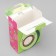 Gift folding box, packaging, "avocado", 18 x 15 x 7.5 cm