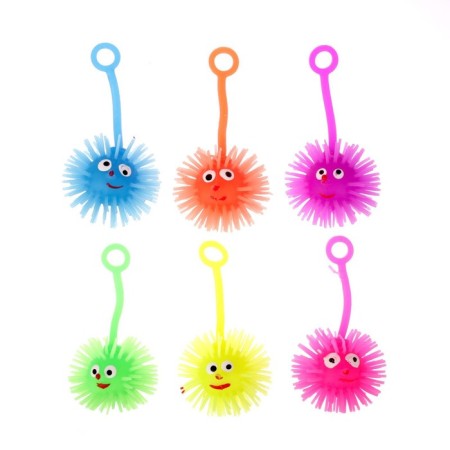 Bloody rubber hornet of light "animals", MIX color, in showbox-2