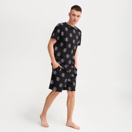 Pajama Male KAFTAN "Money" R.52, Black-3