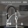 Zein kitchen mixer, flexible spout, cartridge ceramics 40 mm, brass, chrome/black