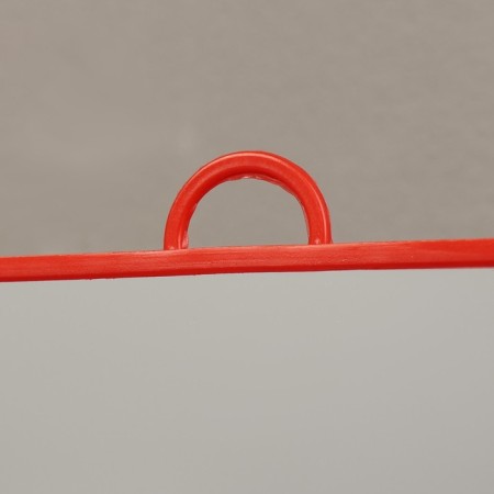 Interior mirror, acrylic, 30 x 40 cm, red-3