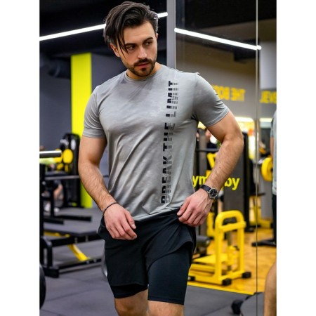 Male sports shorts, size 52, black color