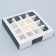 Box for sweets, confectionery packaging, 16 cells, “best man” 17.7 x 17.7 x 3.8 cm