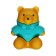 Figure eraser "Bear" (barcode on a piece) mix
