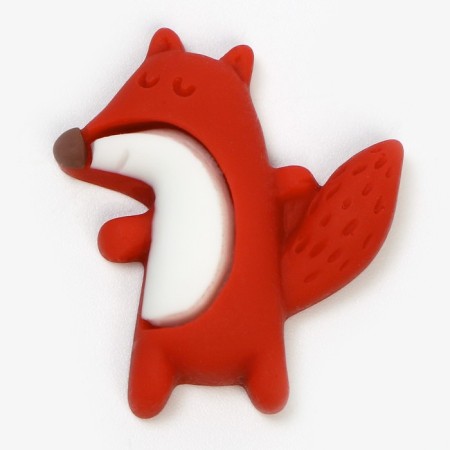 Soft toy "fox", with a pocket on his stomach-7
