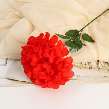 Artificial flowers "Royal geranium" 16x60 cm, red