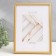 Photo frame Plastic "Mira" 21x29.7 cm, (A4) gold (plastic screen)