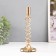 Summary metal per 1 candle d = 2 cm "Adelin" gold 9x9x25 cm