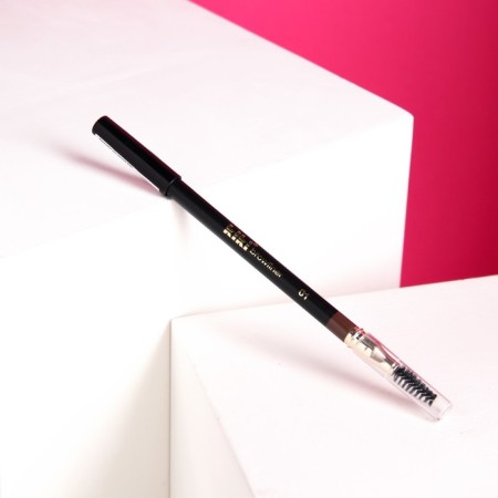 Kiki eyebrow pencil, with a brush, tone 01 (light brown with a reddish tint)-3