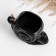 Figure pot "Snail" black, 6x11x6cm