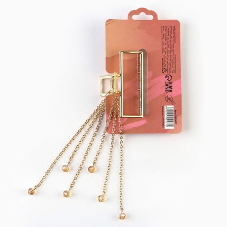 Hair crab with a chain You are beautiful, 14 x 6 x 3 cm-5