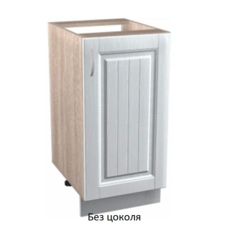 Floor cabinet 400x510x820 dairy oak/white