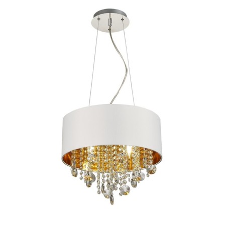 Suspension lamp ST LUCE. SL1350.503.04. Lacchia. 4x40 watts, E14, 40x40 cm, chromium color-8