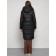 Coat insulated winter female, size 48, black color