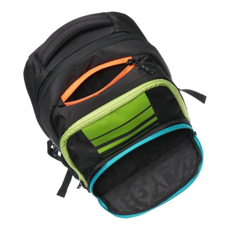 Youth backpack 45 x 32 x 23 cm, Grizzly "Sport", ergonomic back, laptop department, black-7