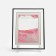 Sanding clock-picture "Avini", 18 x 13 cm, anti-stress, pink sand