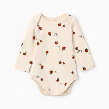Body with DL. Sleeve Kroshka I oranges p. 62-68, milk