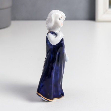 Souvenir Ceramics "Baby in Blue" 11x2.7x6 cm-1