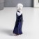Souvenir Ceramics "Baby in Blue" 11x2.7x6 cm