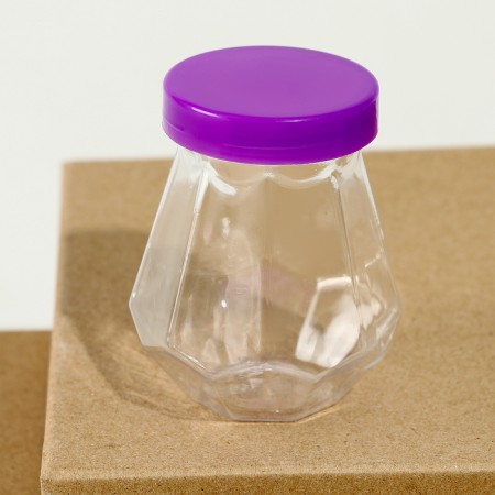 The basis for creativity and decor is a jar with a lid "City", size - 6 × 5 × 5 cm, color mix